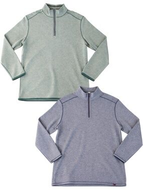 Tommy Bahama men’s XL reversible quarter zip pullover bundle (2)